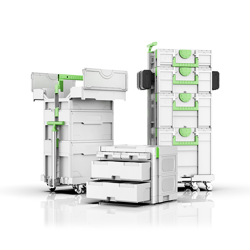 صندوق الأدوات الكهربائية البلاستيكية المعيارية YW-A